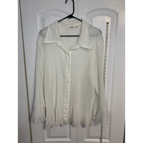 Cato vintage Accordion Blouse - Picture 1 of 3